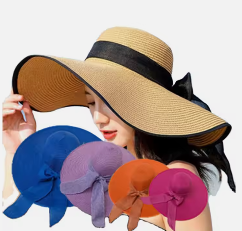 Chapeau de paille souples Sombreros Mujer pour femmes